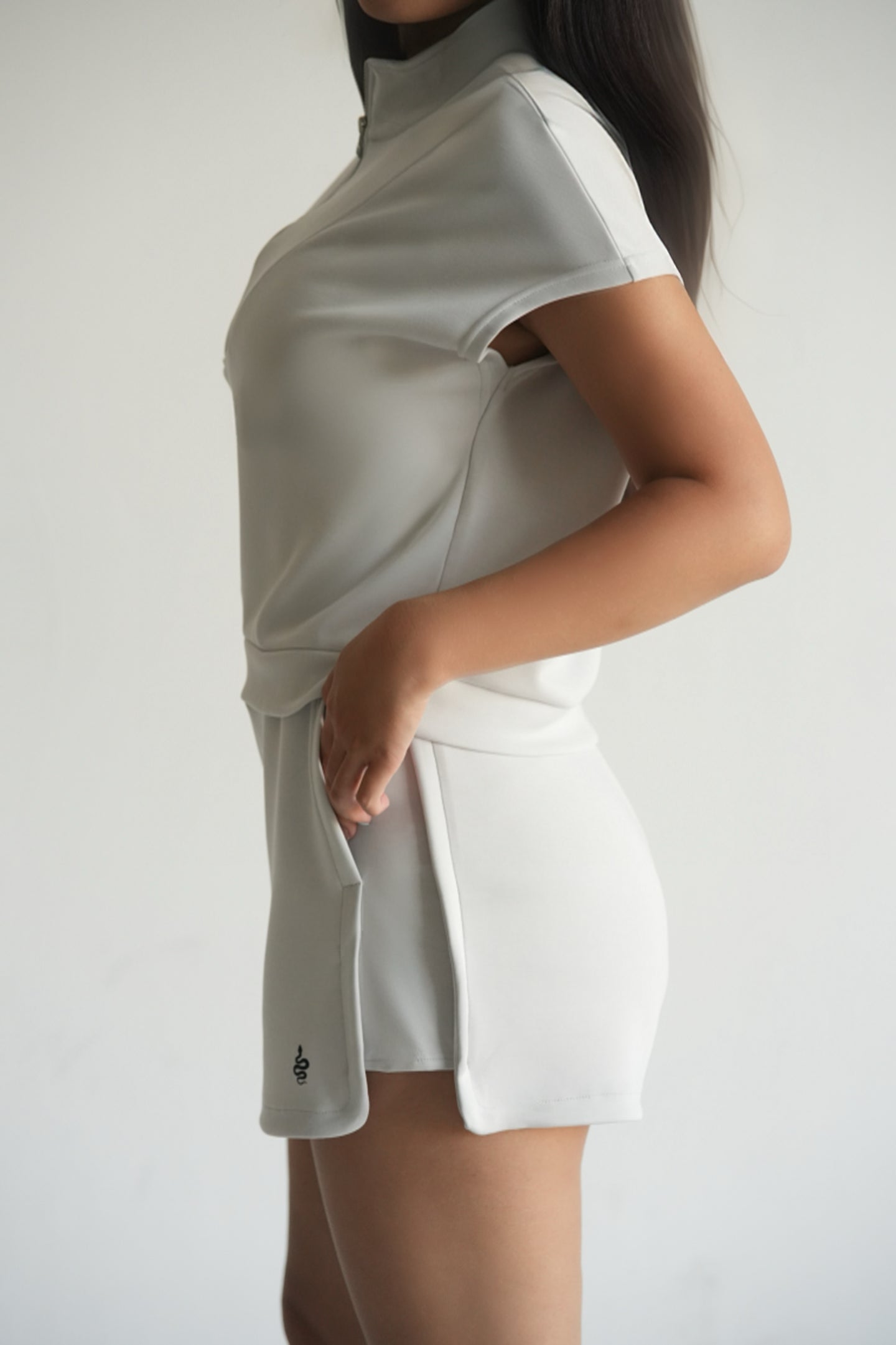 Core Flow Lounge Short – Mist White