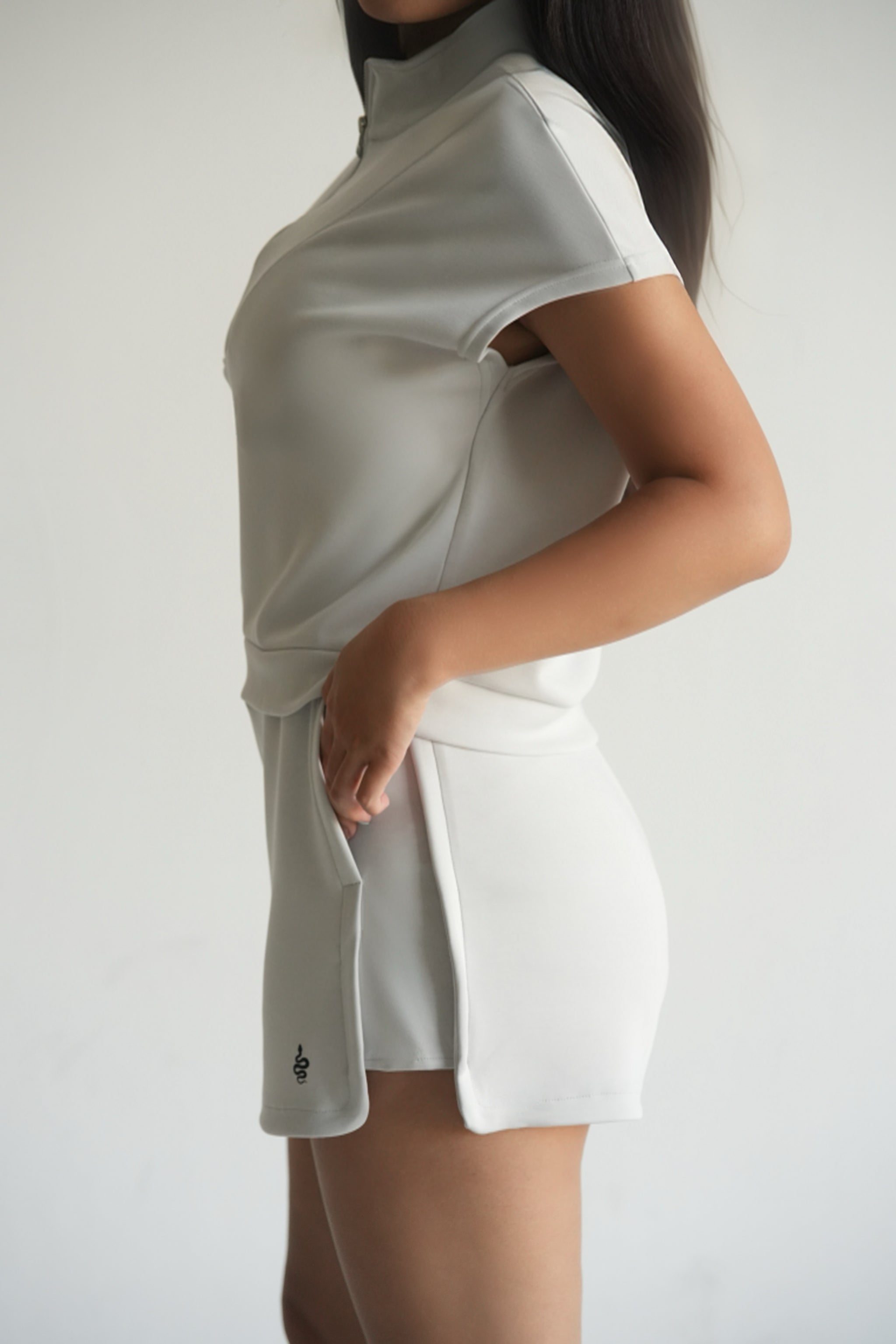 Core Flow Lounge Short – Mist White