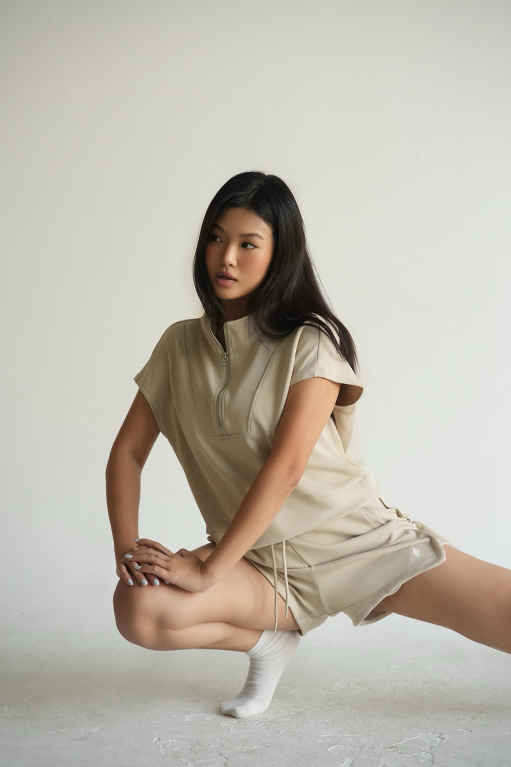 Core Flow Top – Beige