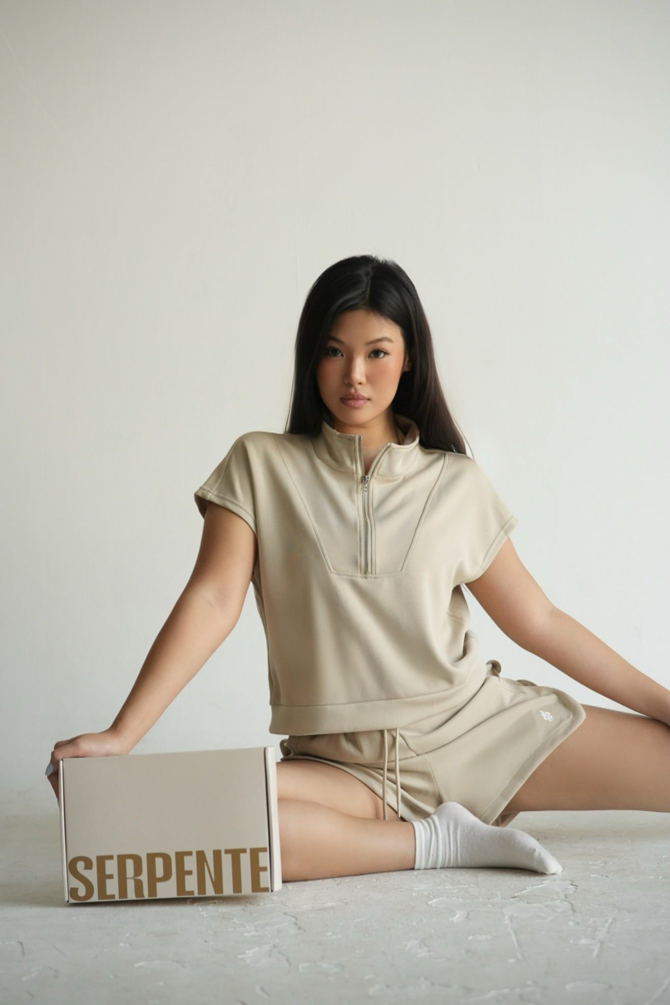 Core Flow Top – Beige