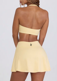 Serpente Halter Bra – Yellow Butter