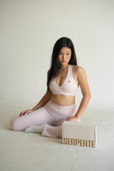 Evolve Line Halter Bra – Baby Pink