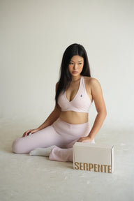 Evolve Line Halter Bra – Baby Pink