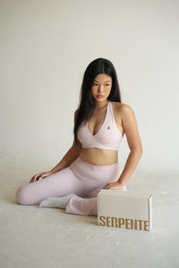Evolve Line Halter Bra – Baby Pink