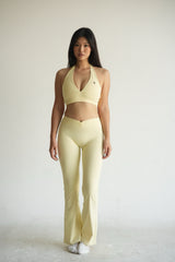 Evolve Line Flare Pants – Yellow Butter