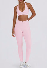 Serpente Halter Bra – Baby Pink