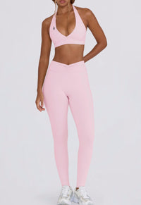 Serpente Halter Bra – Baby Pink