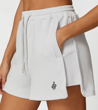 Serpente Lounge Short – Mist White