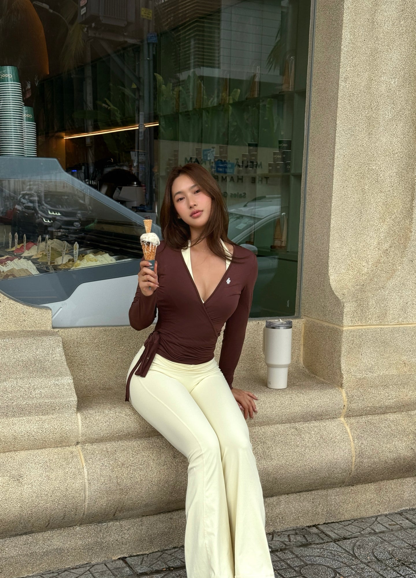 SERENE WRAP COVER TOP