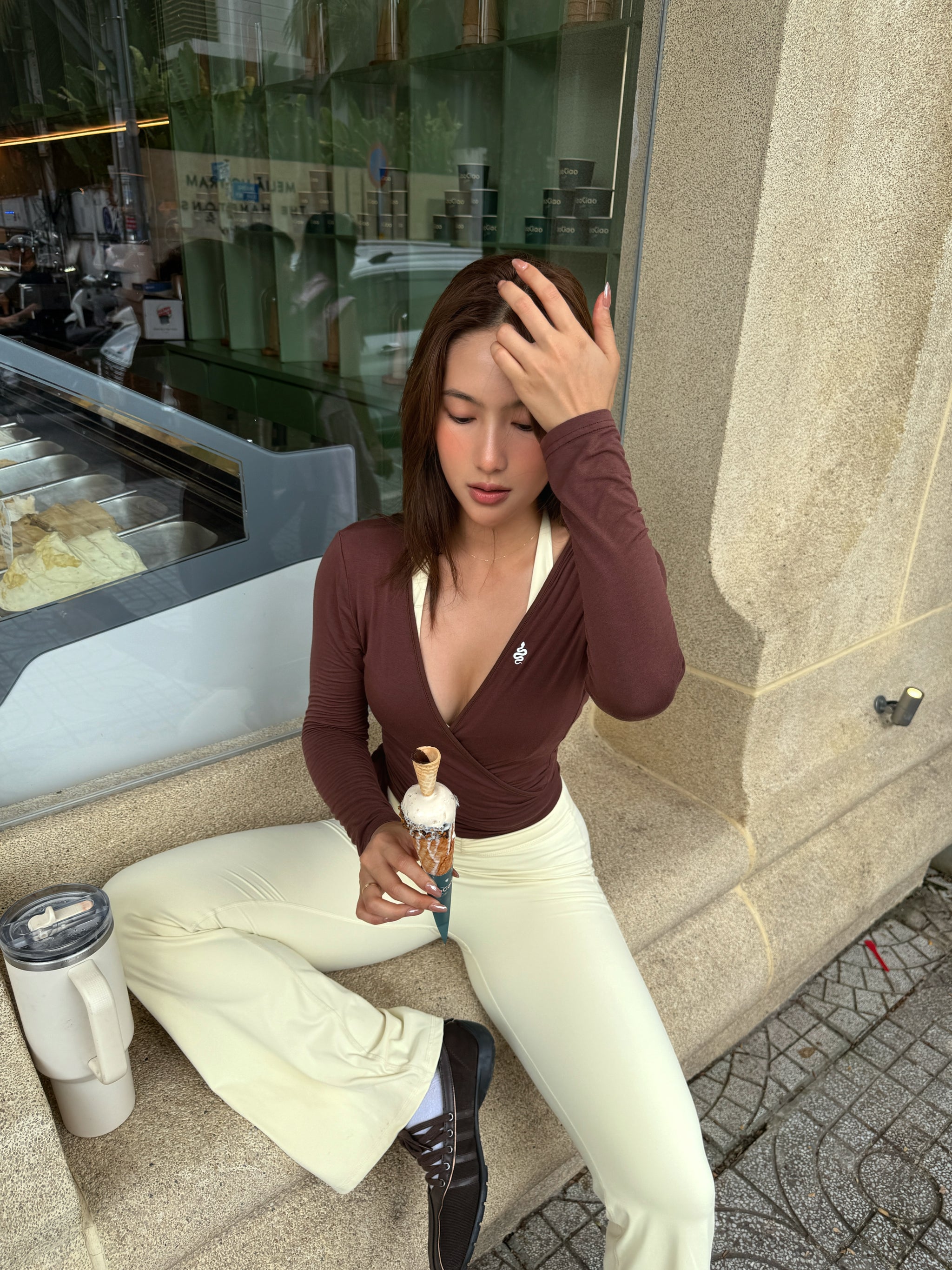 SERENE WRAP COVER TOP