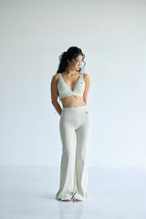 Aura Flare Leggings - Apricot