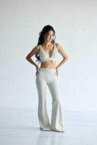 Aura Flare Leggings - Apricot