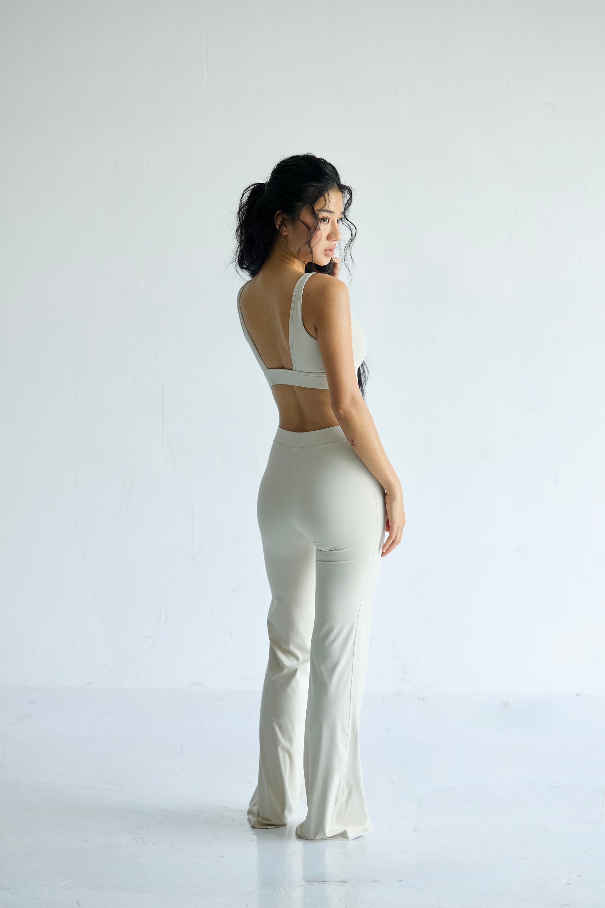 Aura Flare Leggings - Apricot