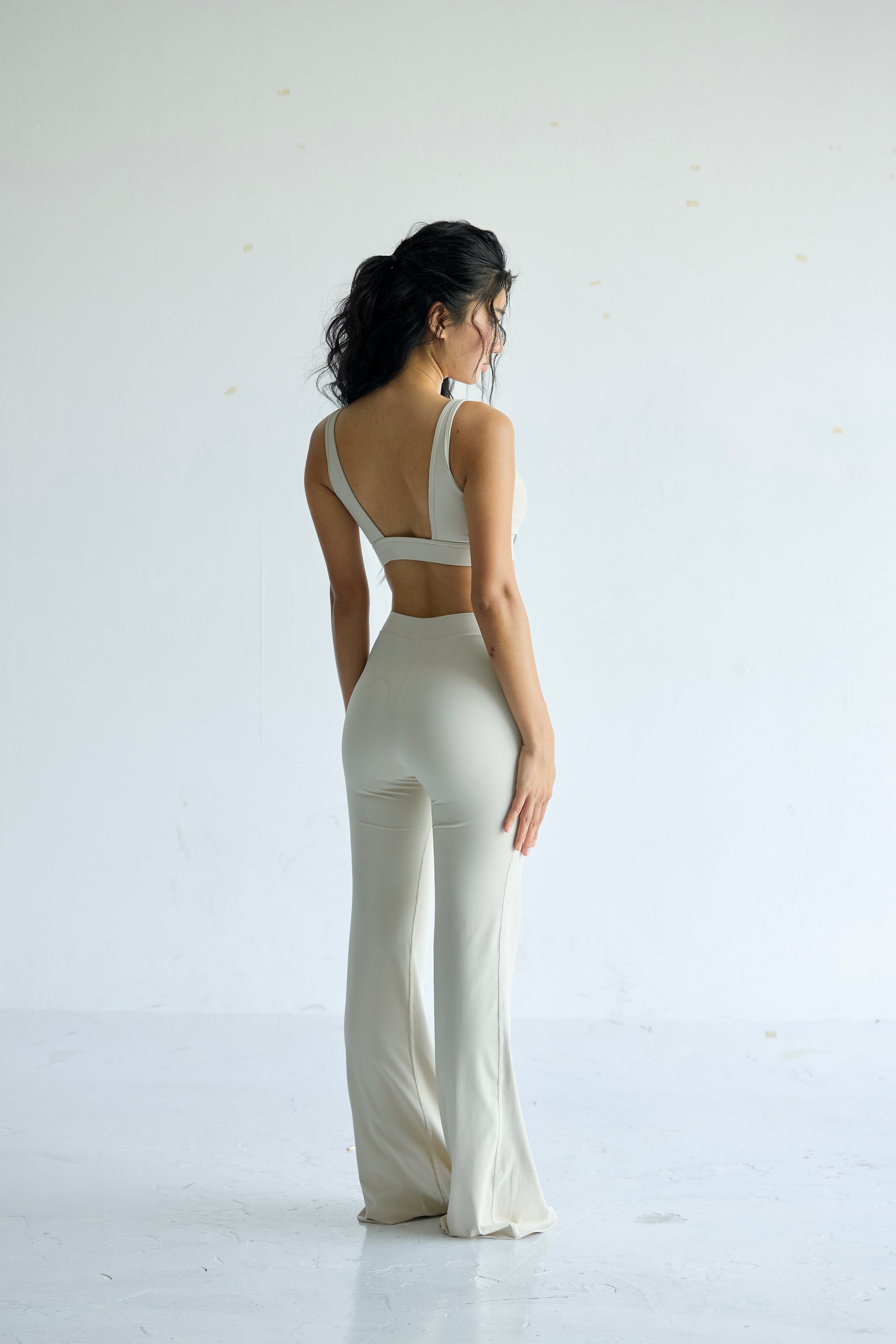 Aura Flare Leggings - Apricot