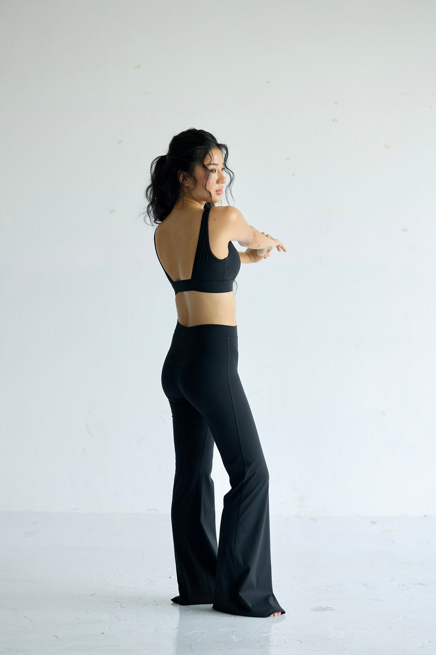 Aura Flare Leggings - Black